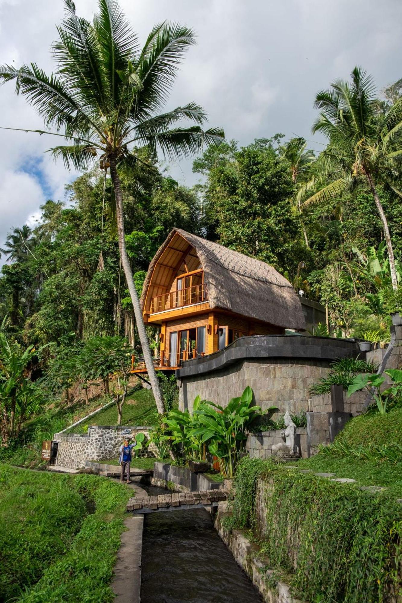 Romantic Barn With Mt. Agung Views Sidemen  Exterior photo